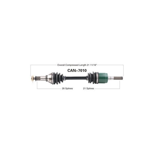 Wide Open OE Replacement CV Axle for CAN AM FRONT OUTLANDER 800R CAN-7010 - main
